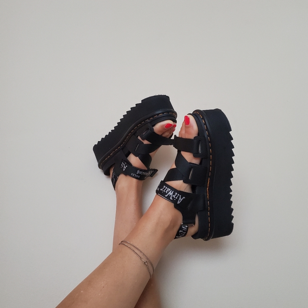 Doc marten platform  sandals